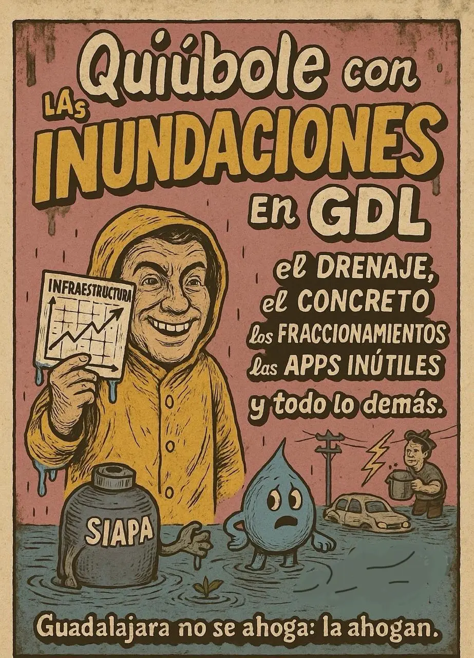 ¿QUIÚBOLE CON LAS INUNDACIONES EN GDL? Manual para sobrevivir al mismo charco de siempre