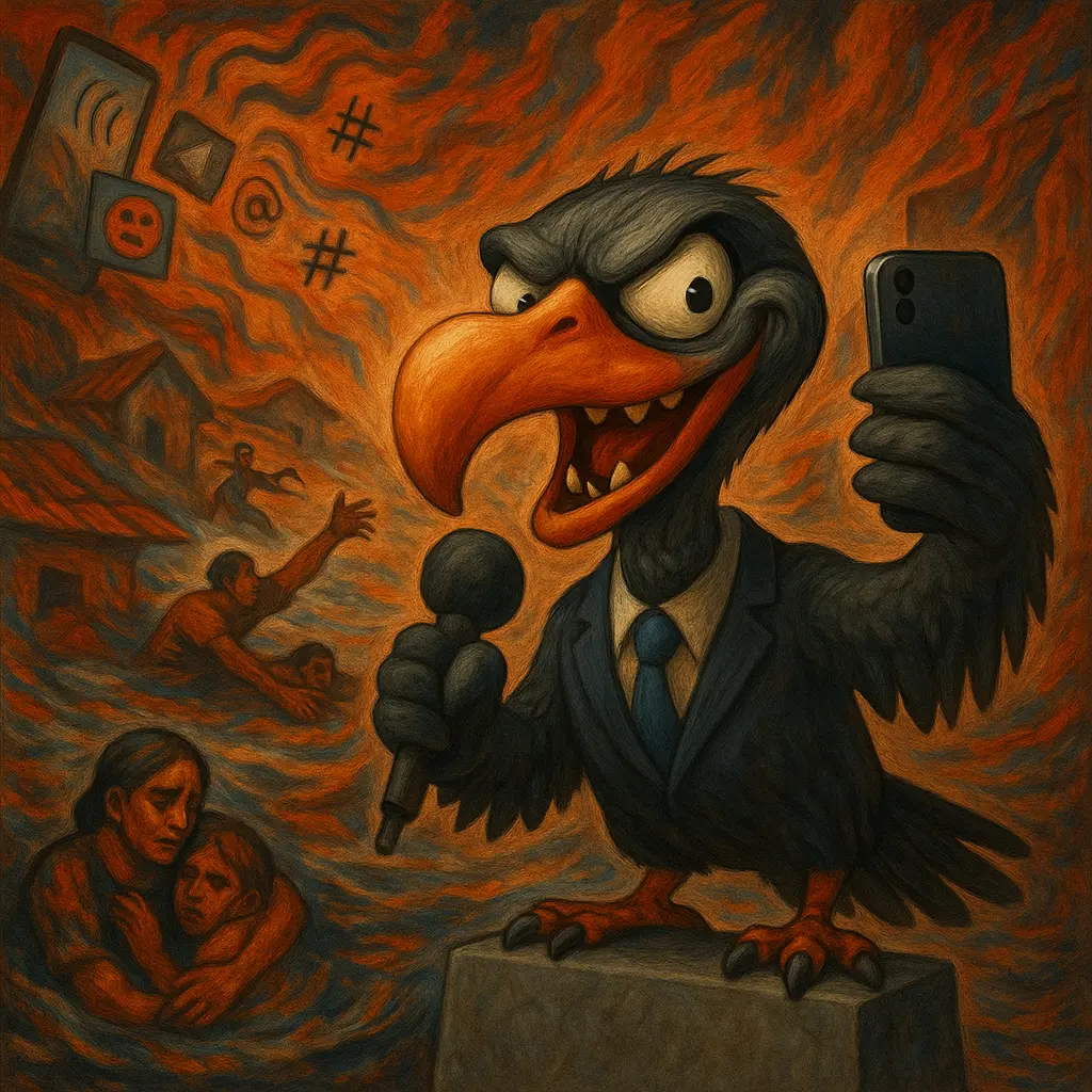 La carroña política y los buitres del desastre